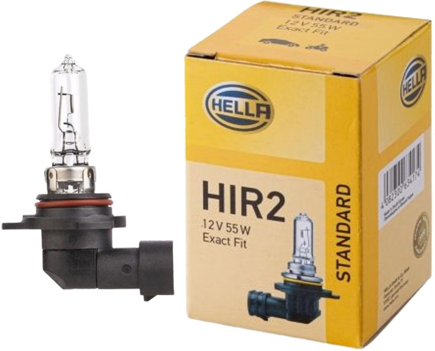 Ampoule Halogène HELLA HIR2 Standard 12V 55W PX22d - Éclairage Fiable Et Puissant